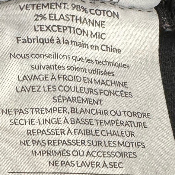 One Teaspoon Black Harlets Distressed Button Fly Shorts Size 22 - Picture 12 of 13